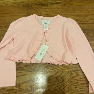 Gymboree Light Pink Ruffle Cardigan